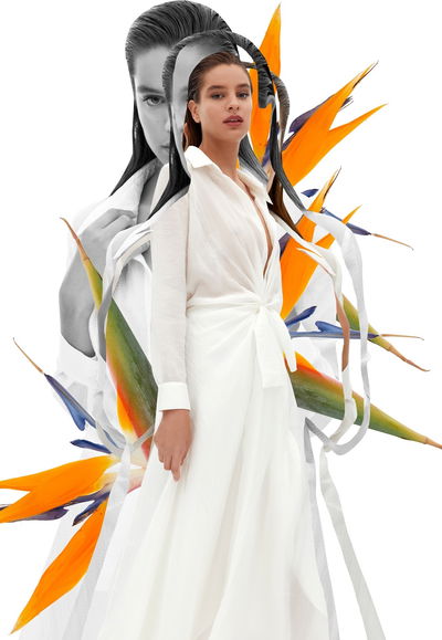 Johanna on Harpers Bazaar May'21's cover